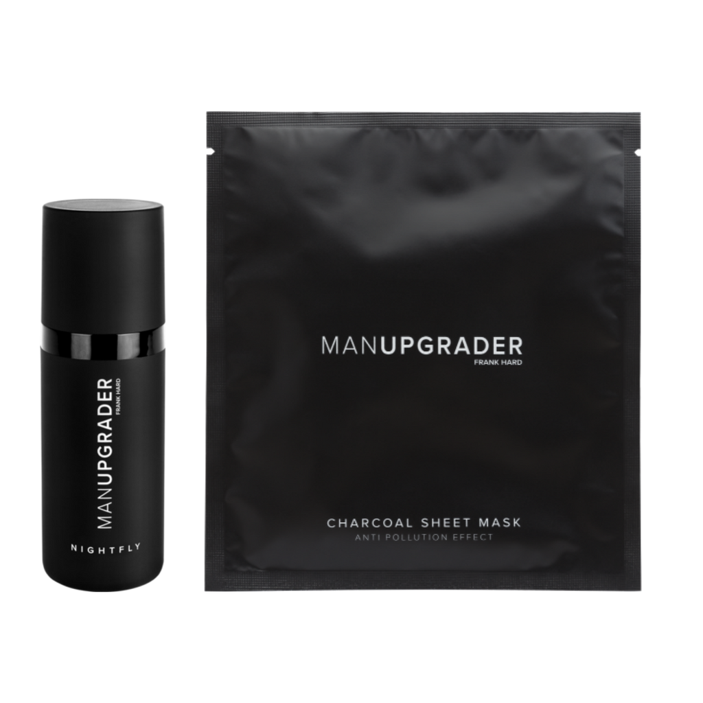Manupgrader Night Cream & Charcoal Sheet Mask